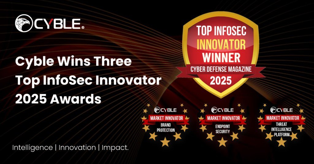 Cyble Wins Top InfoSec Innovator Awards 2025